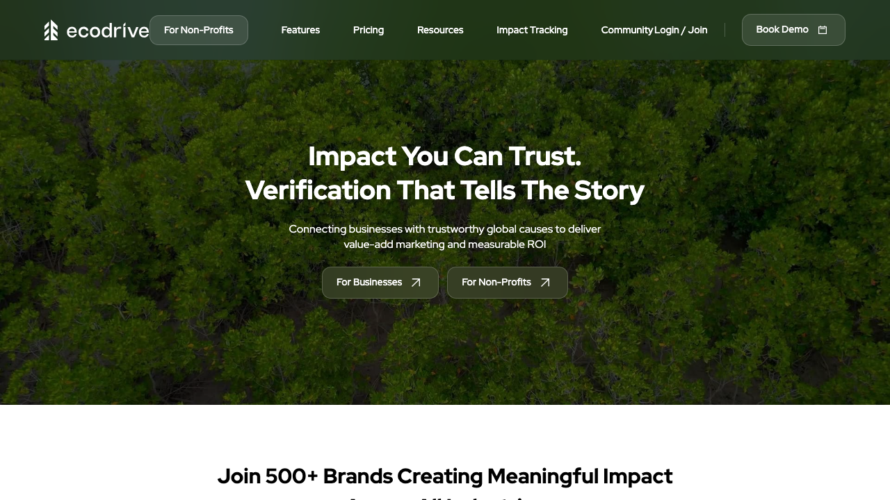Verified Environmental Impact to Grow Your Business | Ecodrive