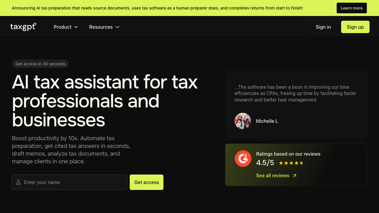 Your AI Tax Assistant | TaxGPT