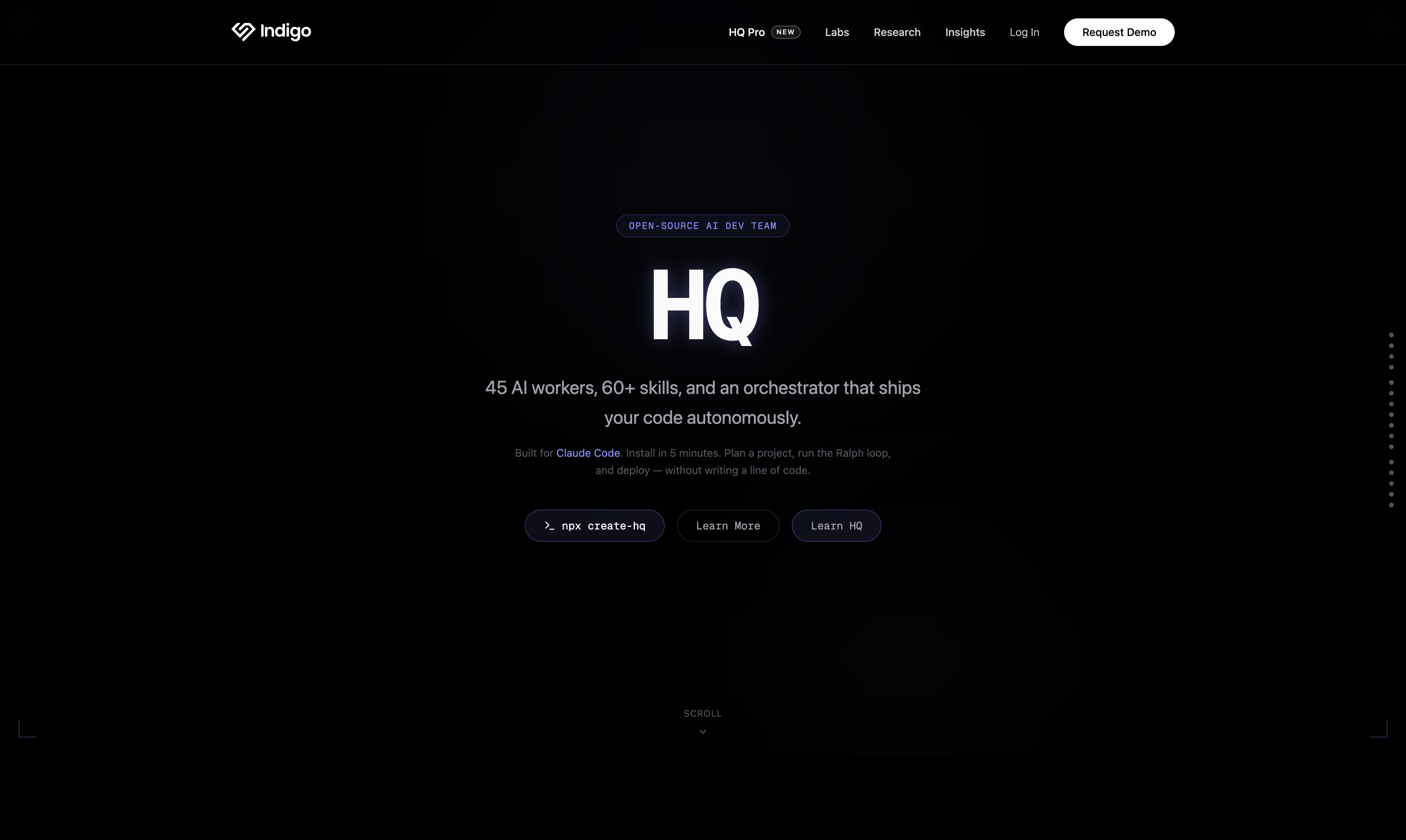 HQ — Open-Source AI Dev Team for Claude Code