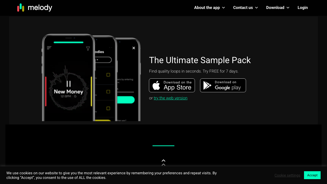 Home - The Melody App