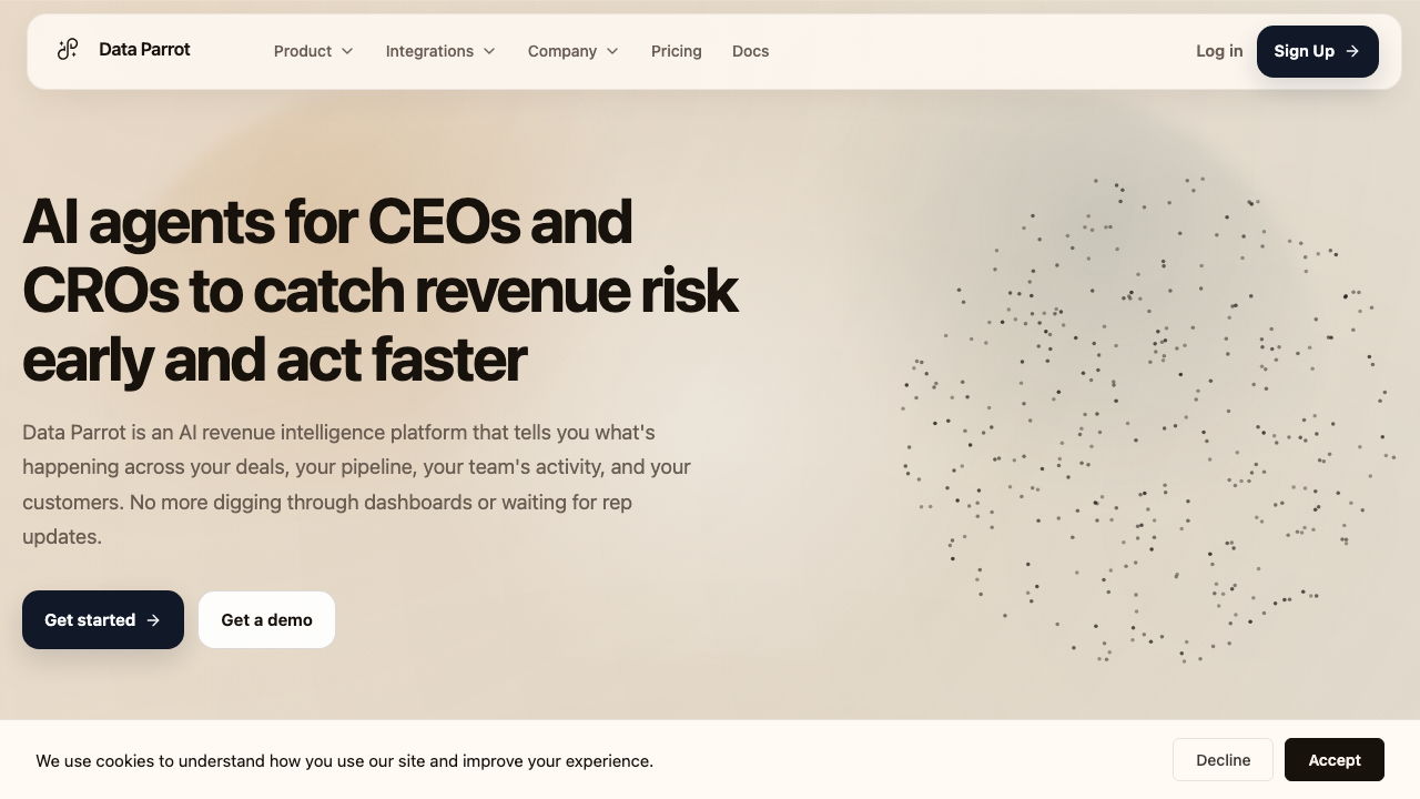 AI Revenue Intelligence for CEOs and CROs | Data Parrot